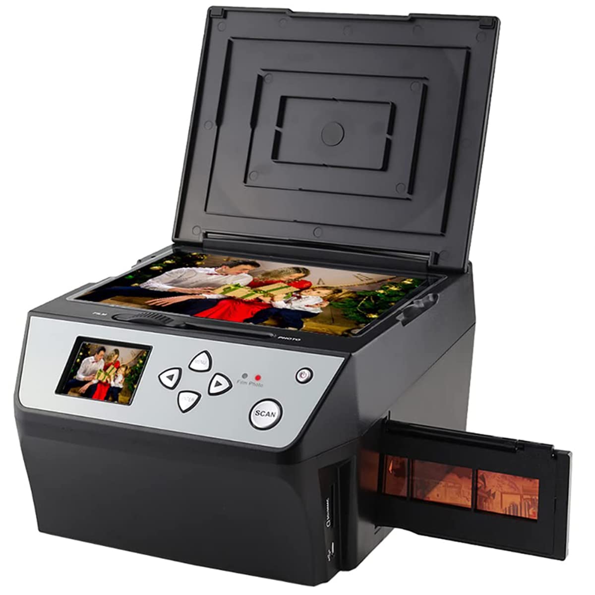 Digital Film & Slide Scanner with 22MP, Convert Color & B &W 35mm, 110Film Negatives Slides/Photo/Document/Business Card to JPEG Digital Photos-image-48