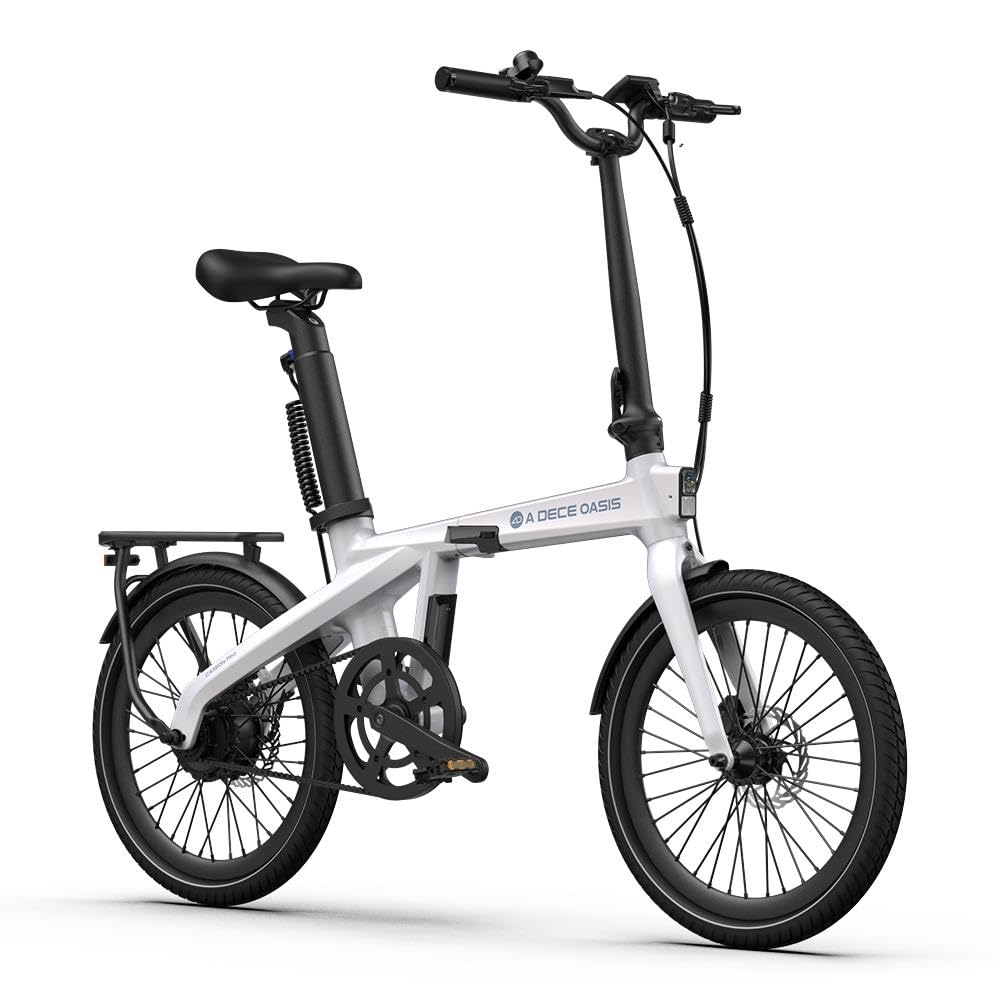 ADO E-Bike Air Carbon Pro Elektrofahrrad, ebike Damen/ebike Herren,Faltrad,klapprad, Riemenantrieb, IPS LCD Display,ADO APP+NFC,BAFANG Motor 250W
