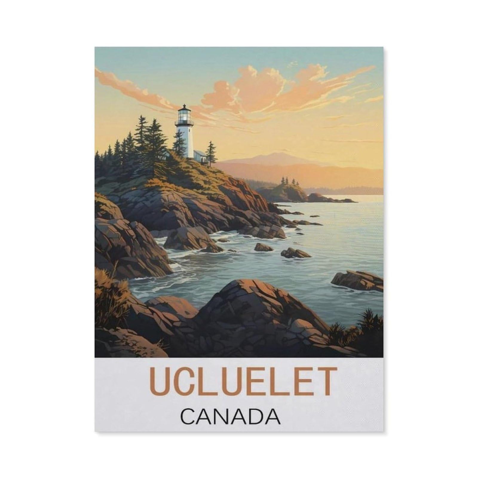 BEAYODKP 5D Diamond Painting Kits，Ucluelet Canada（50x60cm）