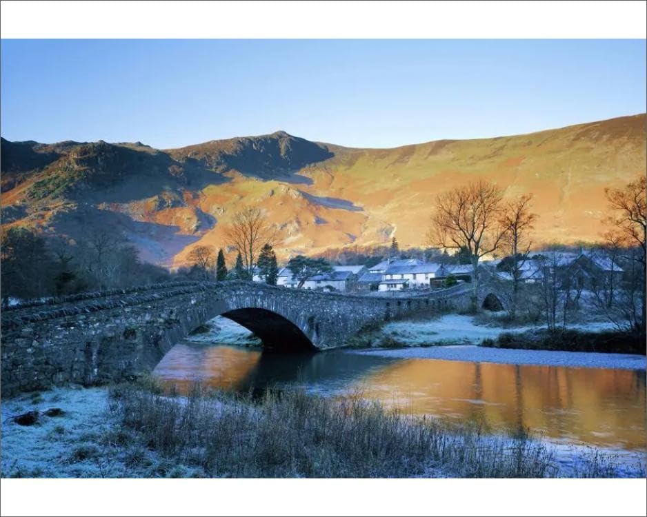 robertharding Grange in Borrowdale Print, Lake District National Park - Print 10"x8" (25x20cm) (1146370)