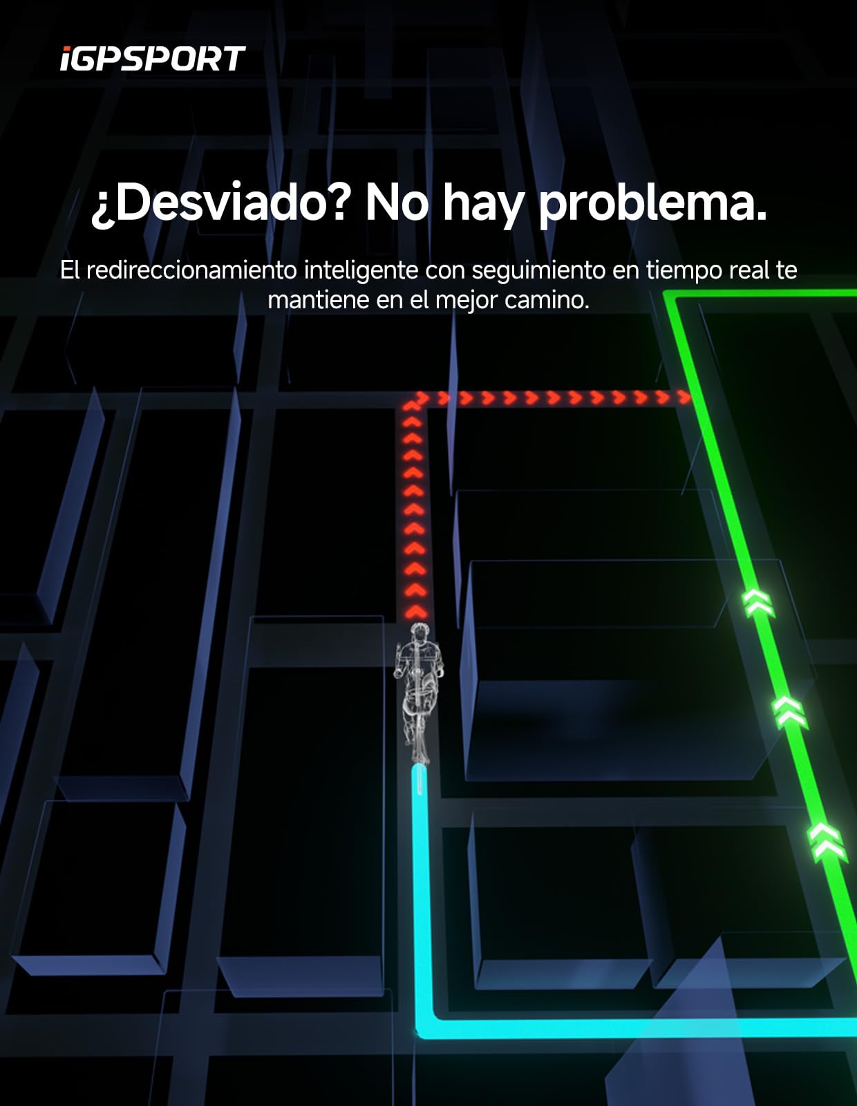 iGPSPORT BiNavi Ciclocomputer GPS, Analisi dell'Allenamento Funzione di Guida Continua Rilevamento del Movimento 3,5" Touchscreen Controllo della Musica e della Telecamera d'azione, iClimb Pro, 35H