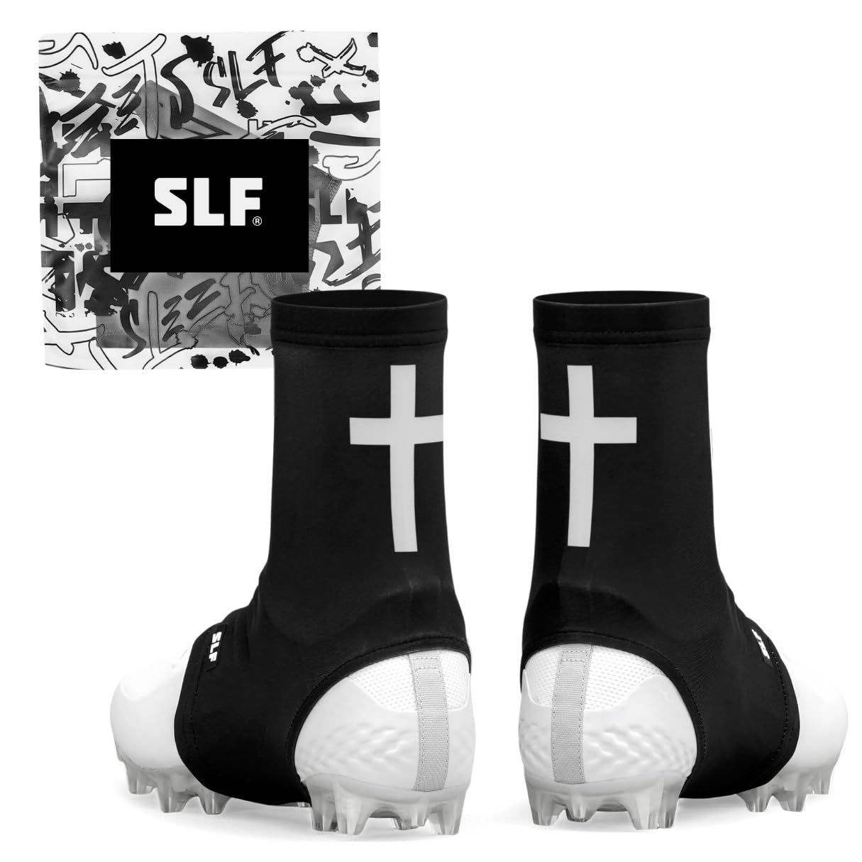 SLEEFS Football Spats/Cleat Covers for Secure Laces, Fits Any Cleats