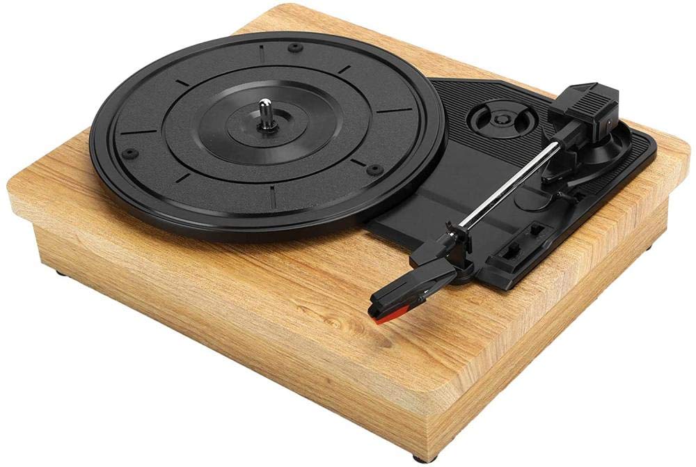 Gramofon gramofonowy, wyjście sygnału audio RCA obsługuje płyty winylowe do domowego sprzętu audio i wideo