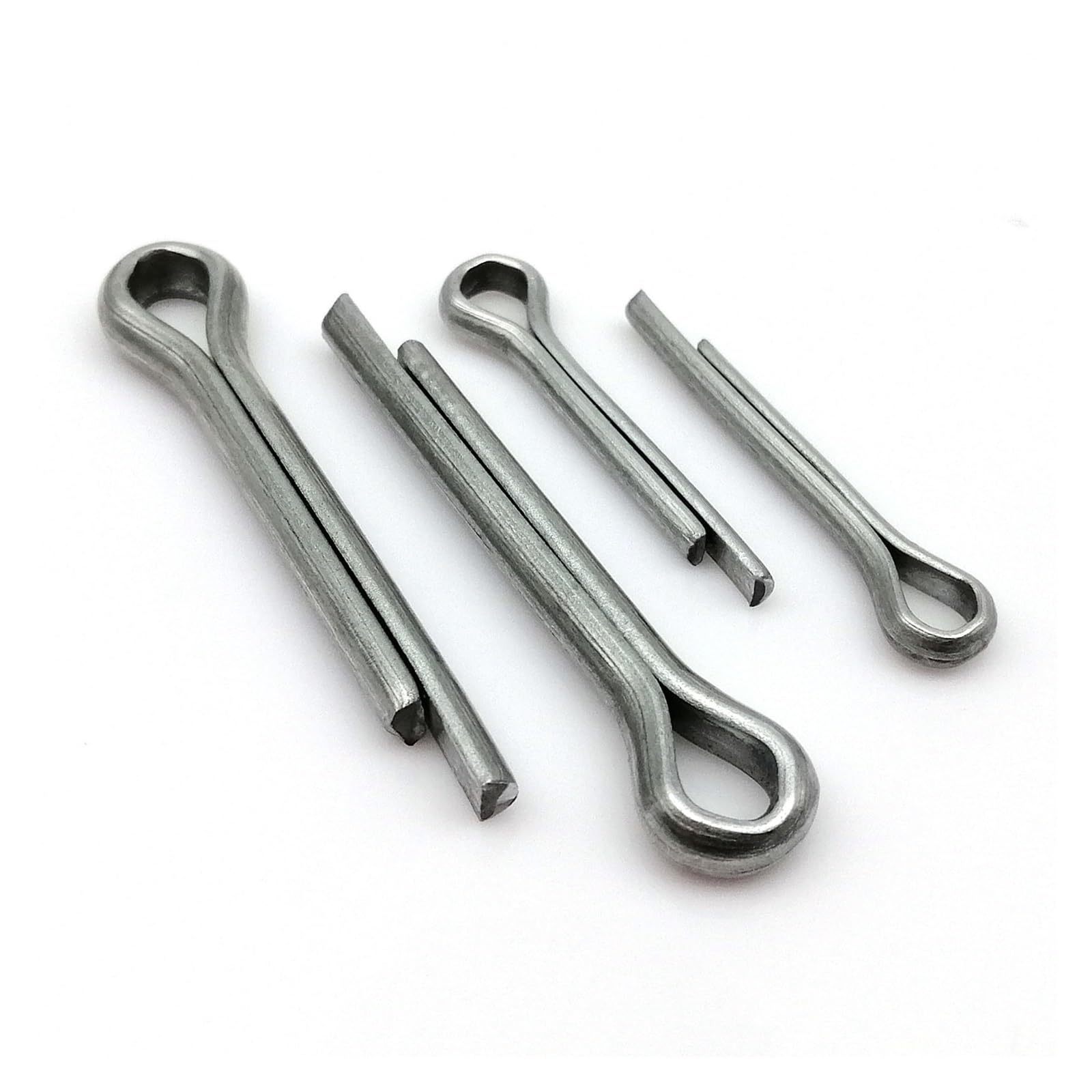 Cotter a molla a forma di U, Coppiglie a molla a forma di U in acciaio al carbonio for trattore auto, dimensioni M1.5-M6, confezione da 10/50 pezzi(16mm,50pcs M2.5)