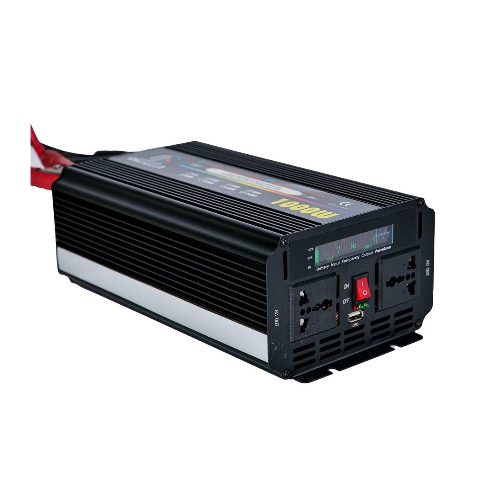 Onduleur 12V 220V 1000W à onde modifiée hors réseau avec chargeur et fonction UPS intégrée