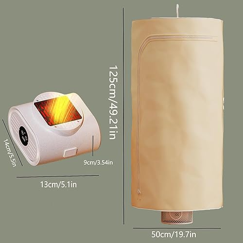 Vista 7 de 3 in 1 Multifunctional Folding Automatic Ironing Machine, Portable Boot Dryer, Heater for Office Clothes Dryer Shoe Dryer Heater for Family