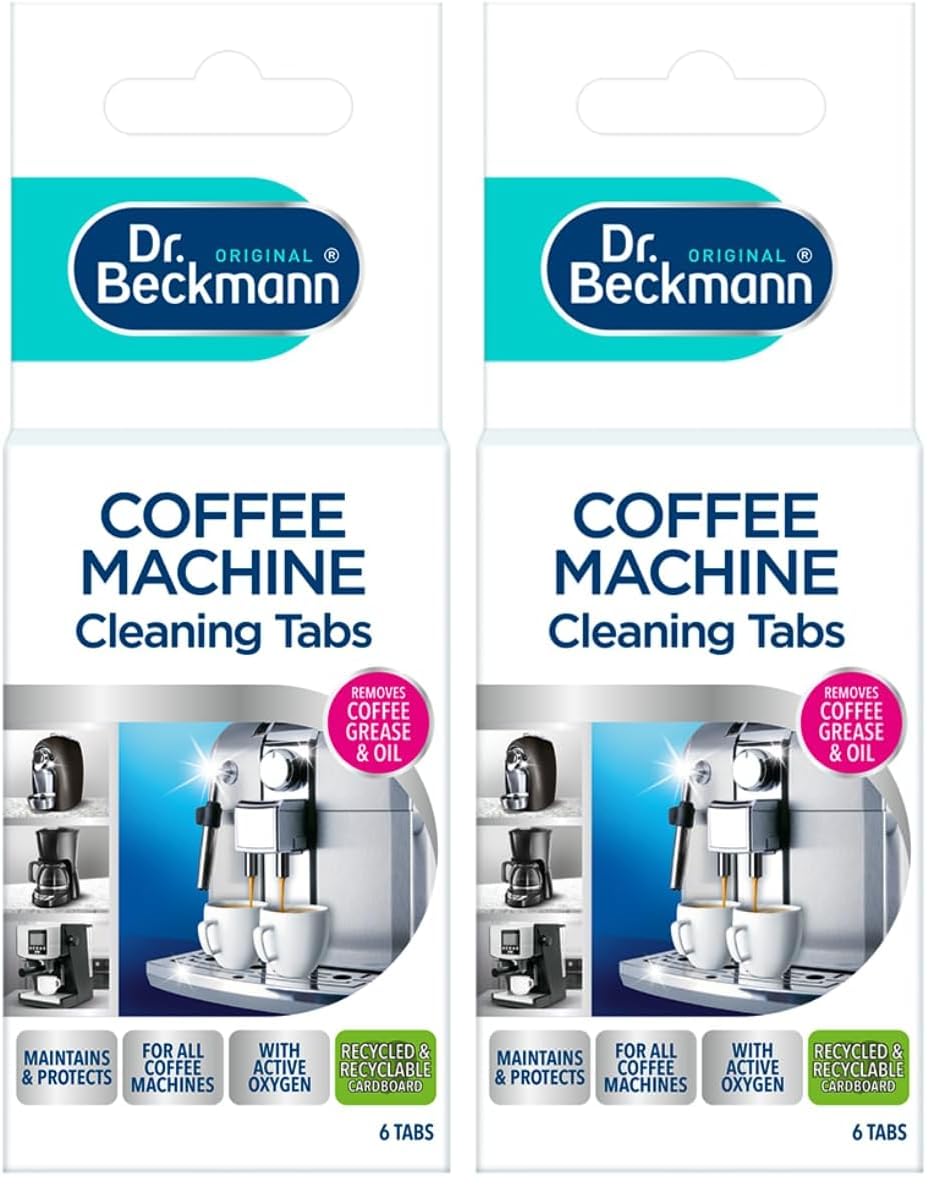 Dr. Beckmann Coffee Machine Cleaning Tabs | Removes coffee grease