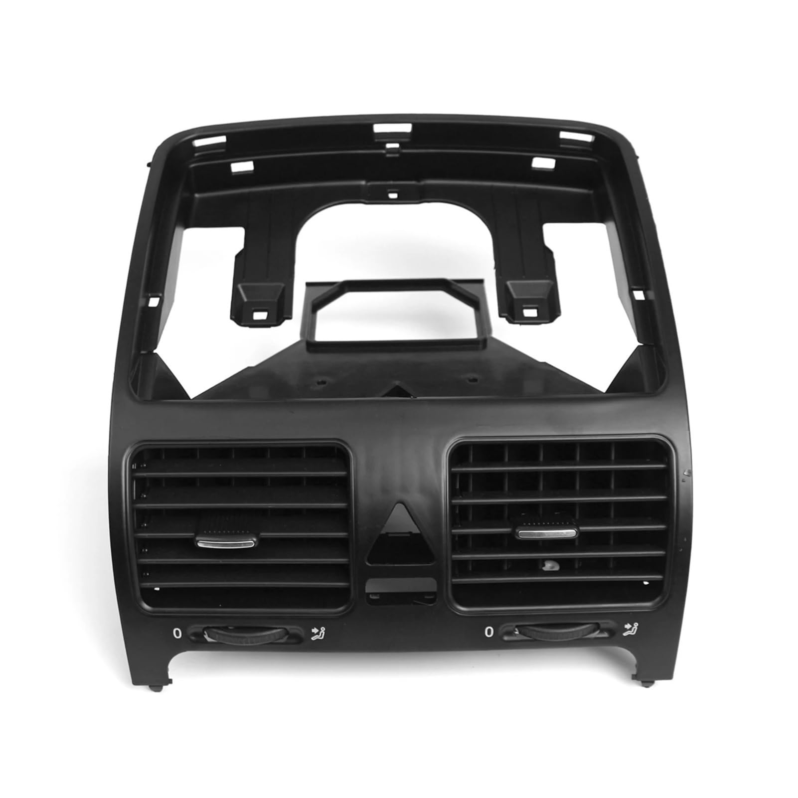 Jsyalmslw Black Car Air Conditioning Vents For Vw For Jetta Mk5 2006 2007 2008 2009 2010 2011 Dashboard Center Air Vent Replacement