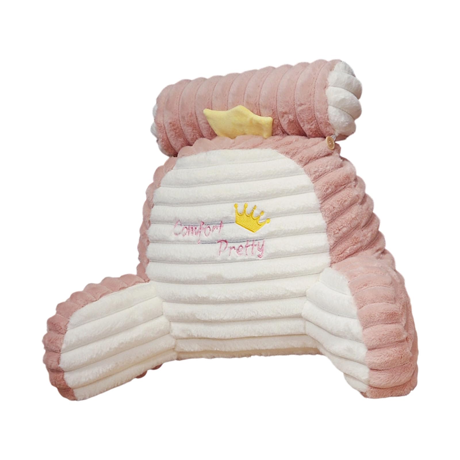 Nucelit Ergonomic Removable Lumbar Pillow Washable Soft Cushion for Home Furniture Removable Backrest Pillow