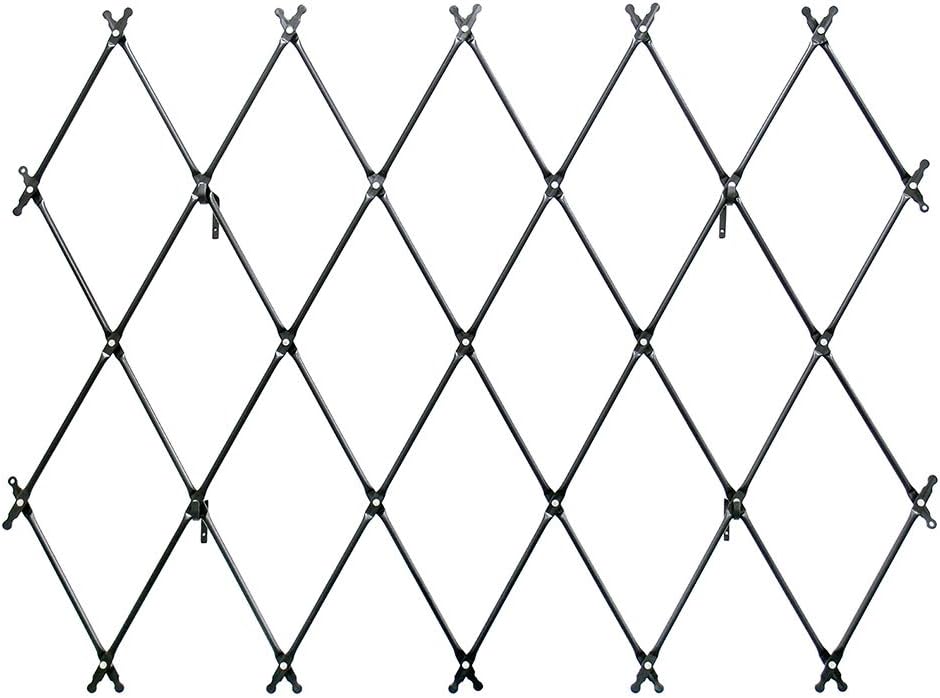 Achla FT-32G Designs Wall Mounted Lattice Garden Trellis, Graphite