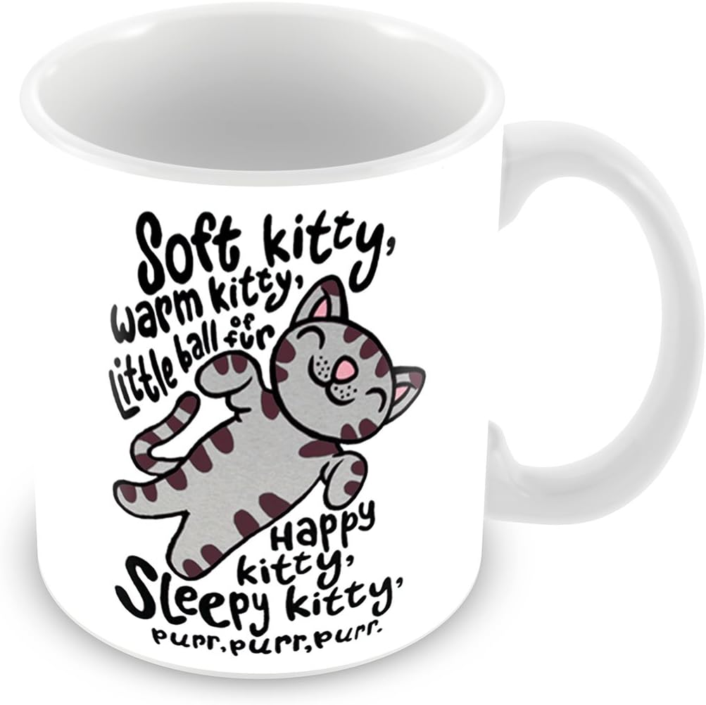 Inspired by The Theory Soft Kitty Ceramic Mug 11oz by FT
