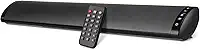 Soundbar, Sound Bar, Barra de Som BS-41 para TV, 2.0 Canais com Bluetooth, Caixa Home Theater para Parede, Sistema Surround com Entradas AUX/Óptica, Compatível com PC, Games e Projetor