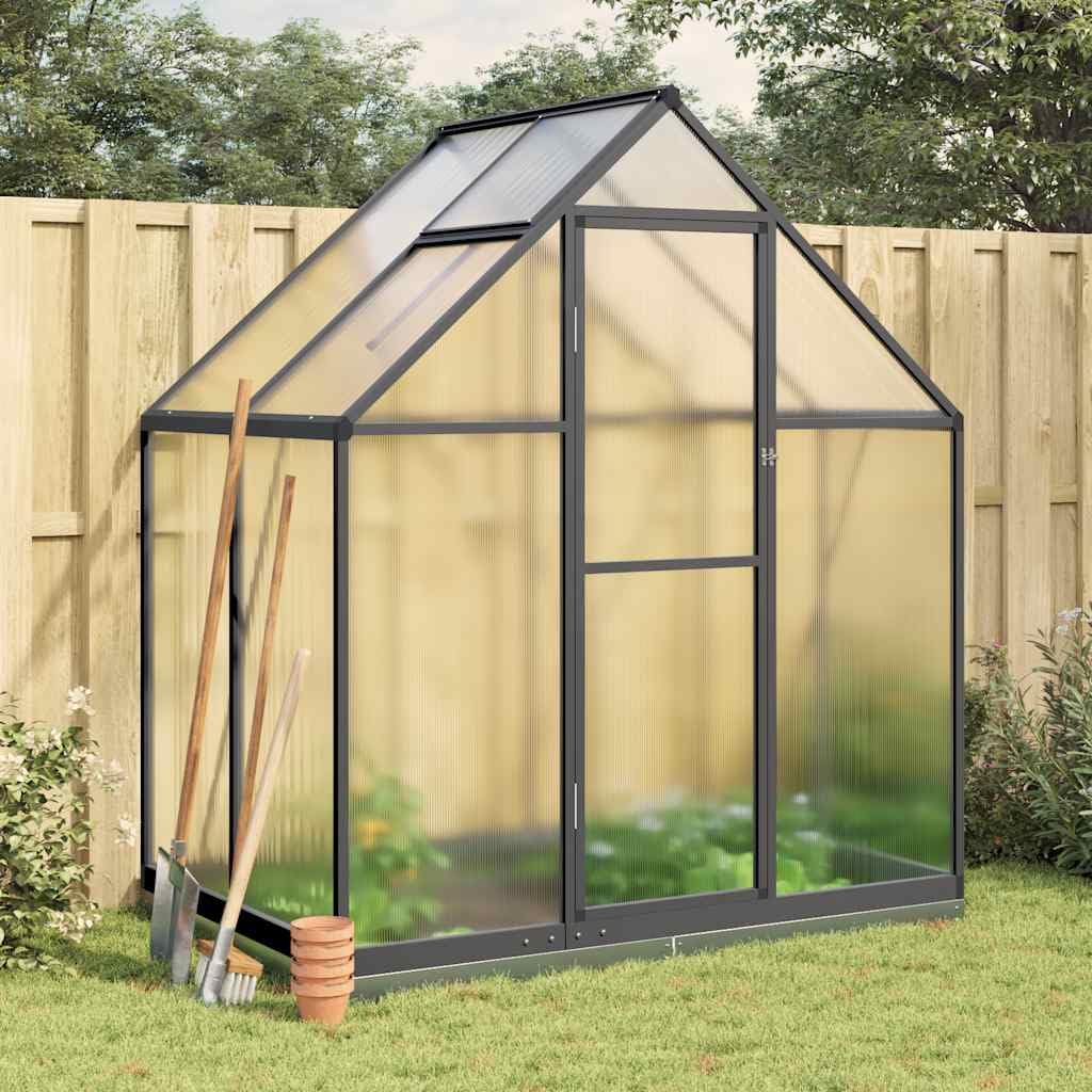 vidaXL Telaio Serra con Base Antracite 169x114x202 cm in Alluminio