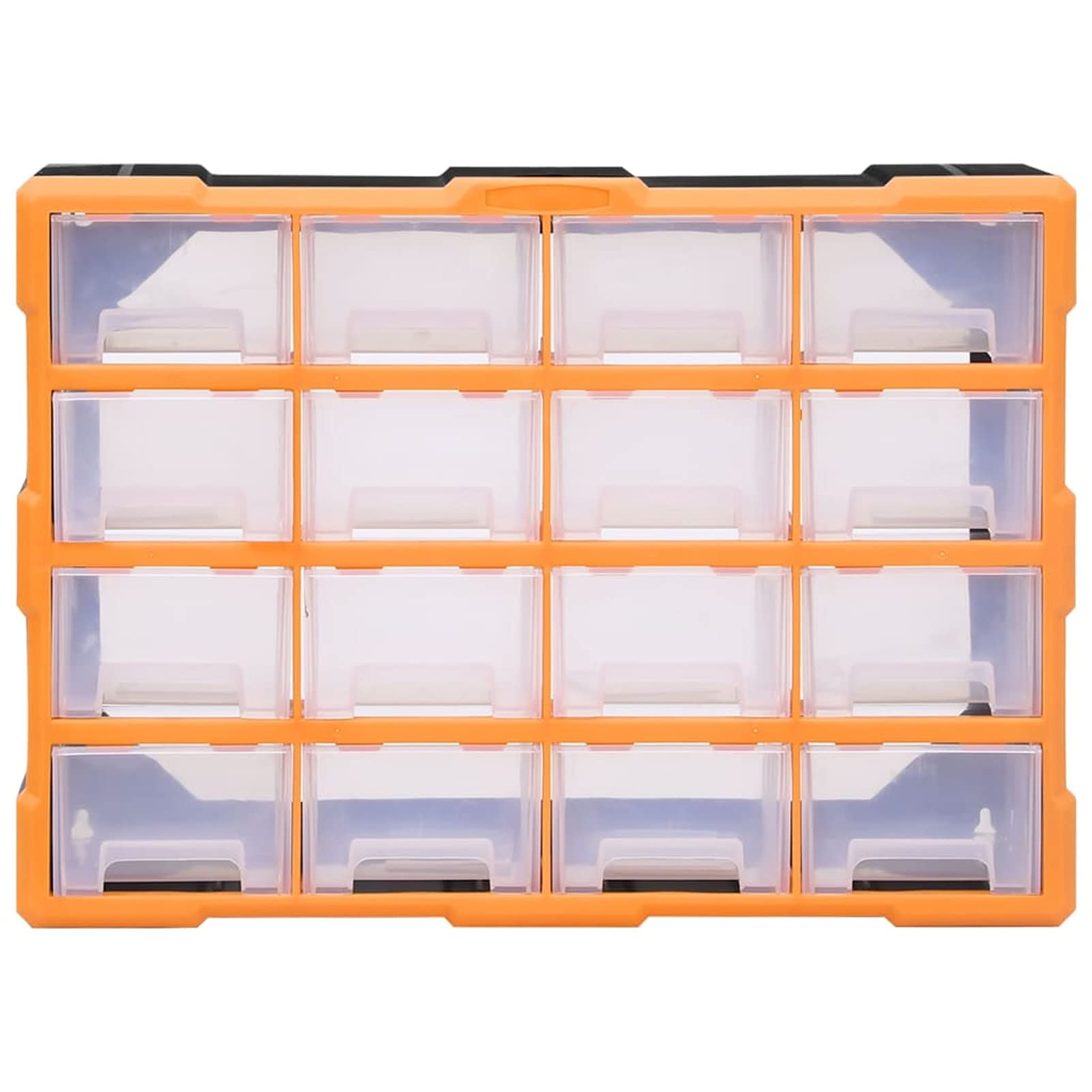 Gecheer Mobile Contenitore con 16 Cassetti Medi 52x16x37 cm,Cassettiera Box Organizer Porta Minuteria per Officina,Cassetti Multiuso,Scatole per Cucito in Plastica/Scatole per Componenti