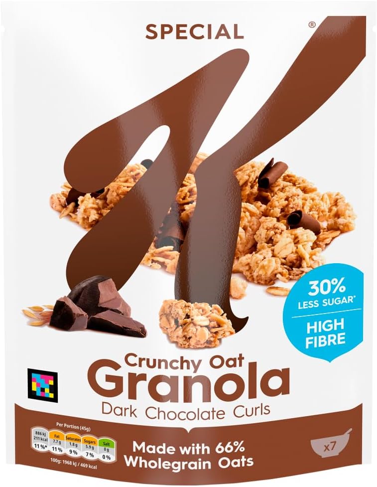 Special K Granola Dark Chocolate Curls 350g
