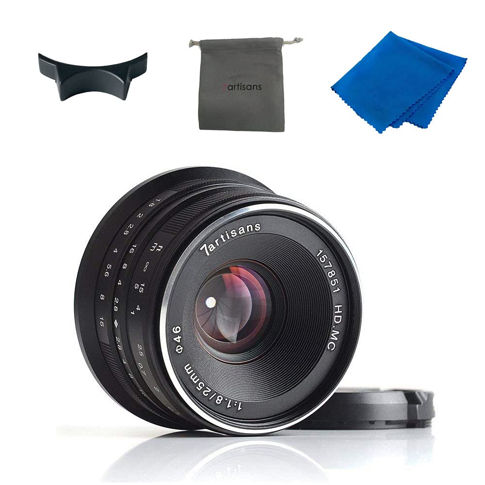 7artisans 光電25mm f/1.8レンズ Sony Eマウント用 - ブラック Amazon.co.jp: 7artisans 光電気 25mm f/1.8 レンズ Sony E用 ブラック