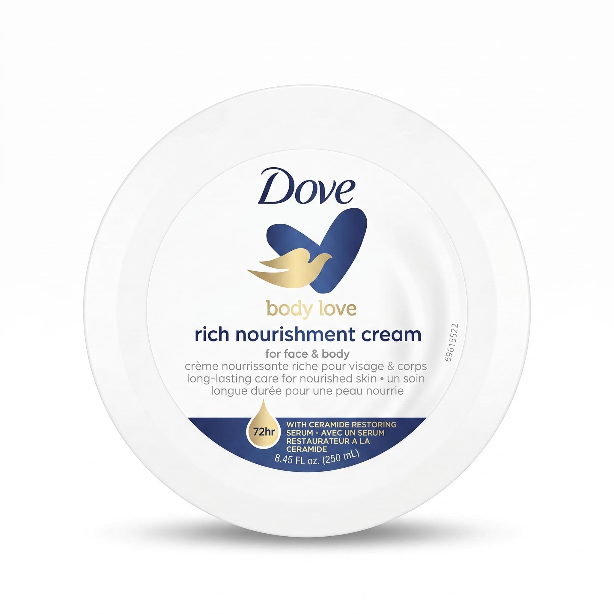 Dove Body Love Rich Nourishment Cream 250ml | Face & Body Moisturizer with Ceramide Restoring Serum | 72H Deep Hydration | Intensive Nourishing Cream for Dry Skin | Soft, Smooth & Healthy-Looking Skin-image-43