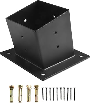 Wall Mounted Slanted Roof Bracket Set Pergola Construction 4x4 Inch Posts Porch Gazebo Outdoor Projectssingle