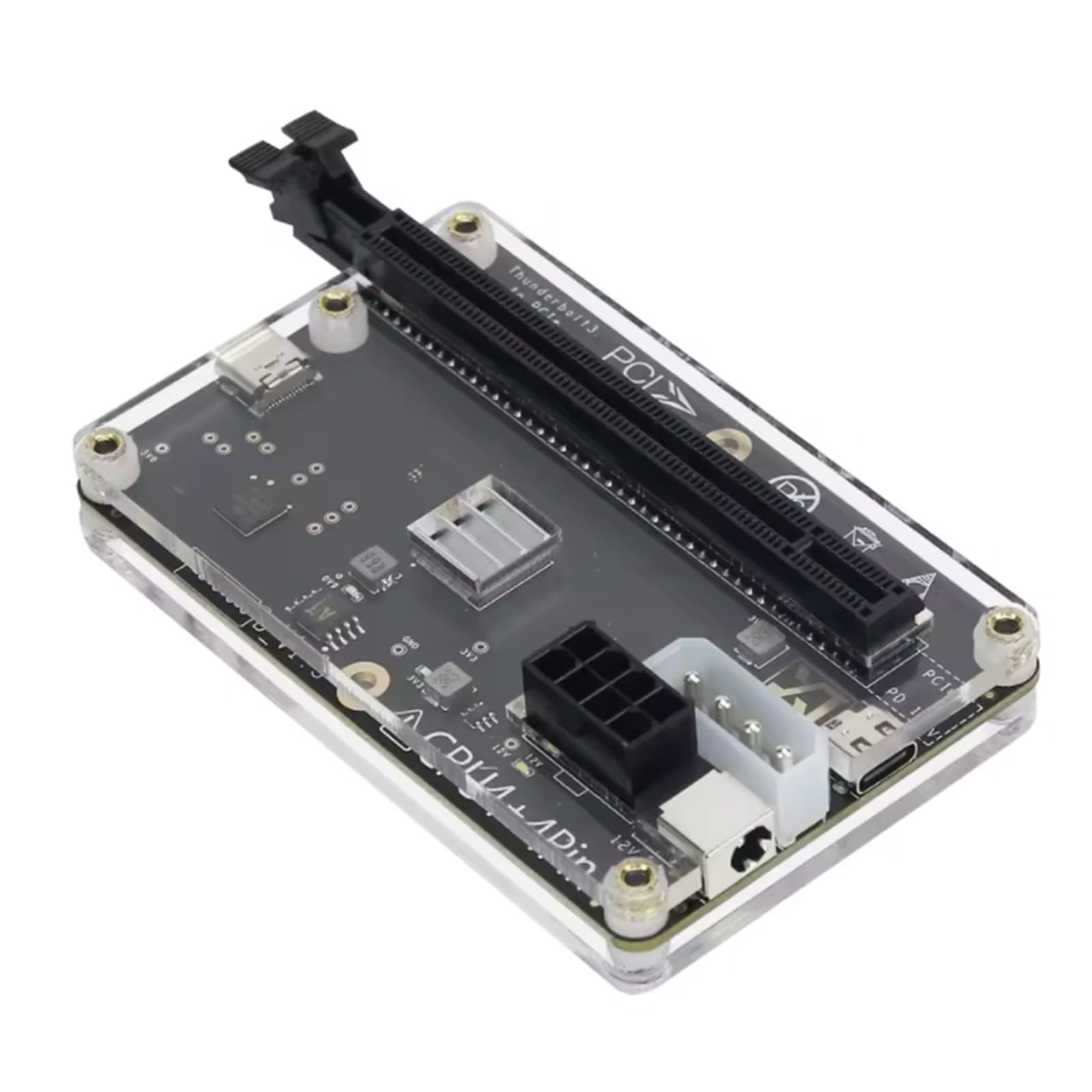 HA 36 PCIe Expansion Dock z zewnętrznym adapterem GPU JHL6340 i kablem USB 59.9 cm do szybkiej łączności, wymienna stacja dokująca PCIe