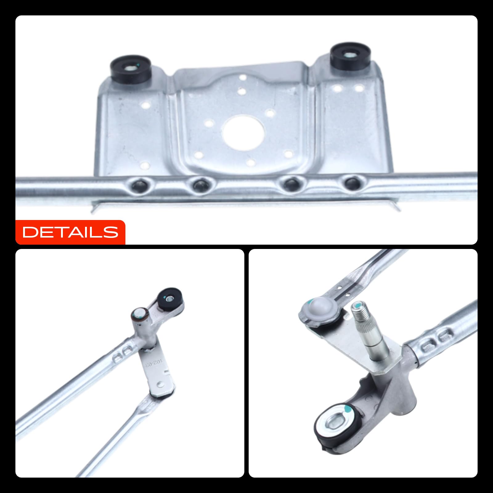 Frankberg Meccanismo tergicristallo senza motore 55155092AE | Compatibile con: Grand Cherokee II WG WJ