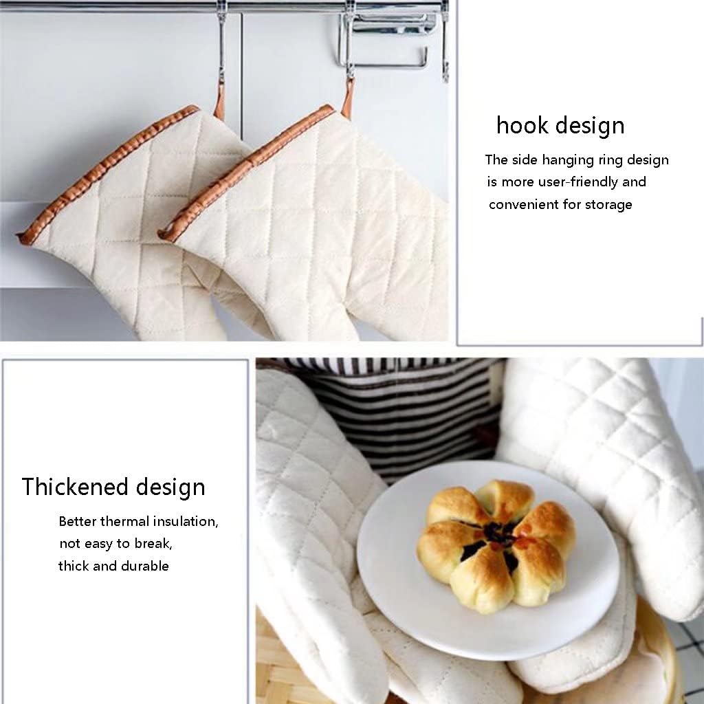 Oven Mitts, Baking Mitts, Heat-Resistant and Anti-Scald Mitts, for Microwave ovens, Baking, Grilling（Small，22 * 15cm）