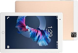 Tablet 8 polegadas, 4 GB de RAM 64 GB ROM Android 10.0 Tablet, 1920x1200 IPS HD Display Dual Camera Tablet, Octa Core, WiFi, GPS, Bateria 8800mAh, Interface Tipo C, Ouro(EU)