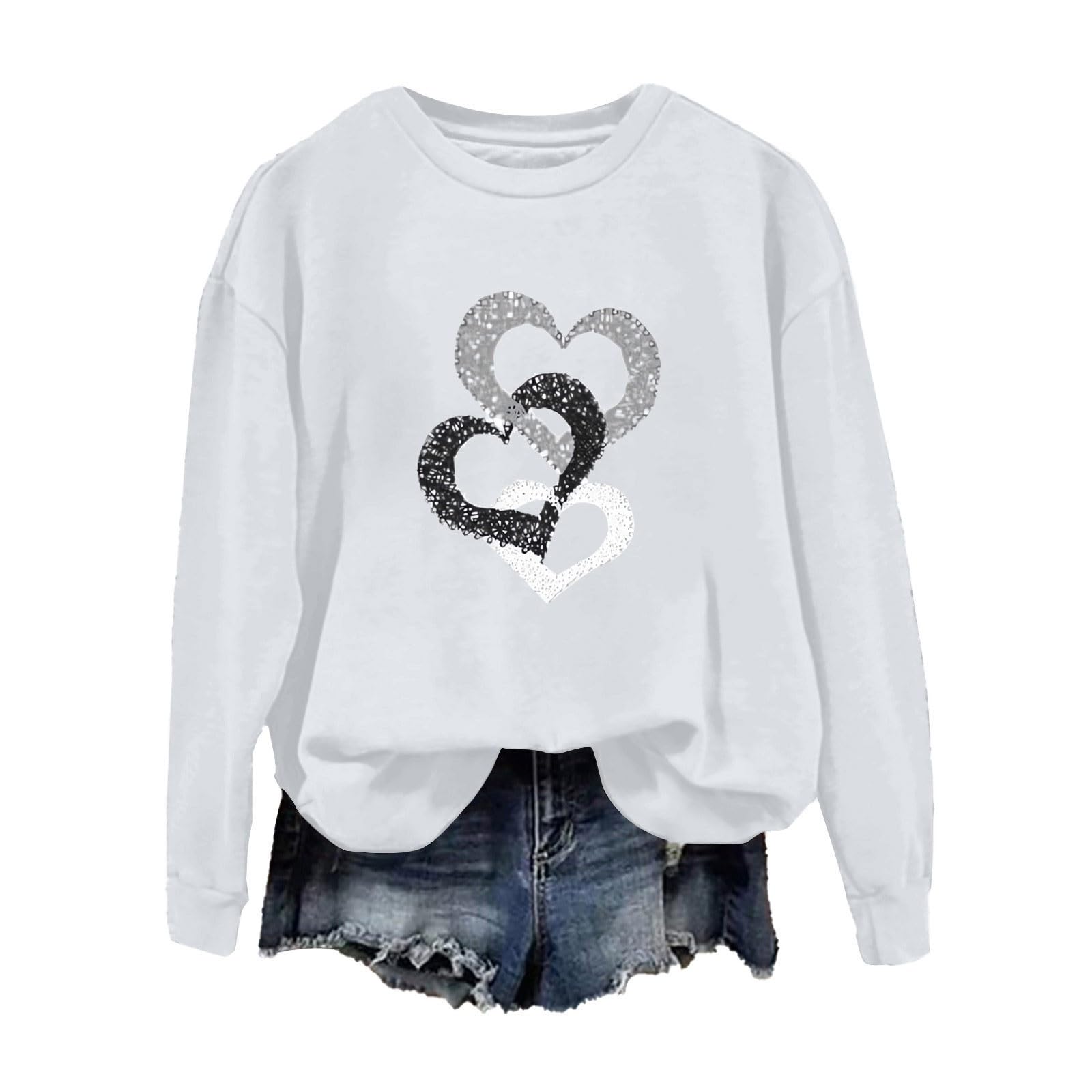 Same Day Angebote Sale Sweatjacke Damen Weiss Ohne Kapuze Sweatshirt Damen Boss Pullover Damen Fruehling Blau Weiße Langarmshirts Damen Sweatjacke Damen Rosa Tages Deal Sonderangebote