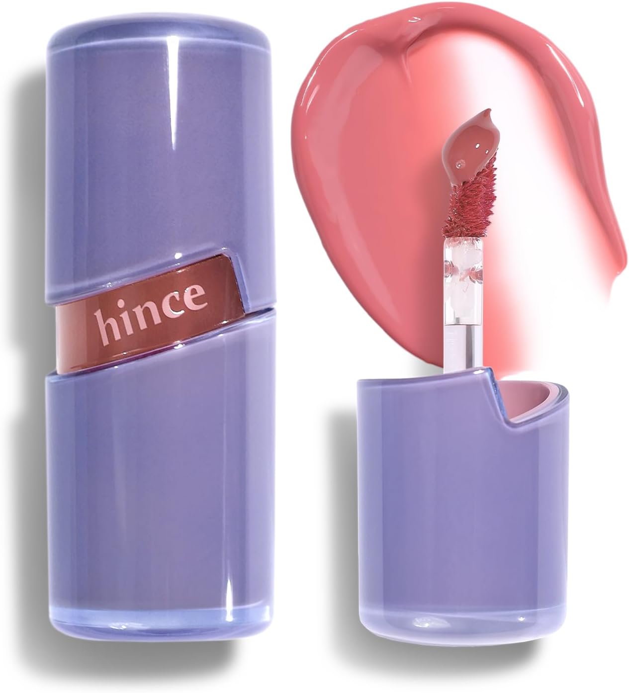 Raw Glow Gel Tint - Glossy Dewy Lip, non-sticky & long wearing Lipgloss for Natural Glass Glow, Moisturizing Liquid Makeup, Vegan, 0.13 fl.oz. (Selten, 08)