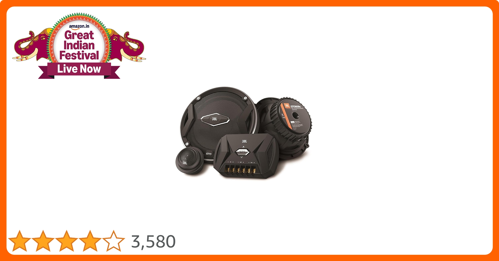 JBL(ジェービーエル) GTO 609C GTO609C | Ultimate sound experience, Mid-bass, tweeter and