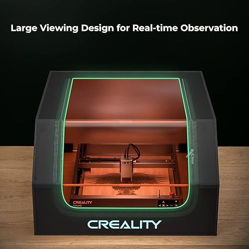 Miniatura 6 de Cubierta Protectora Resistente al Fuego y al Polvo para Grabador Láser Creality, de 700x720x400mm con Extractor y Tubo, Compatible con la Mayoría