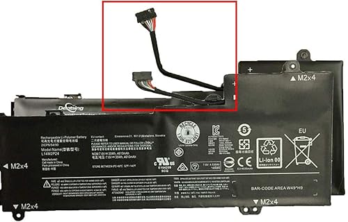 Miniatura 5 de Dentsing Batería para portátil L14M2P24 (7.6V 35Wh4610mAh 2-Cells) compatible con Ideapad U30-70 U31-70 E31-80 E31-70 Series Notebook L14L2P22