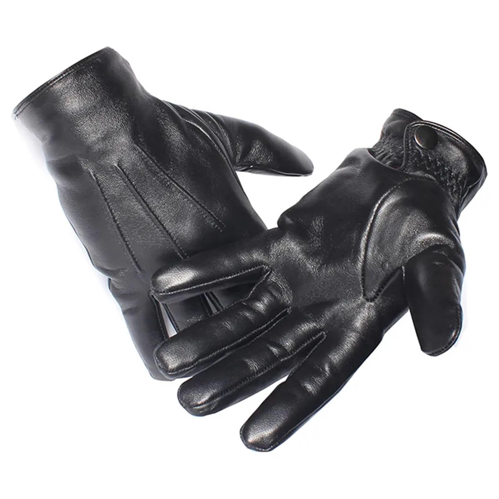 Guantes,Guantes de esquí Guantes de Invierno Guantes de Hombre Guantes de conducción con Forro Negro con Pantalla táctil