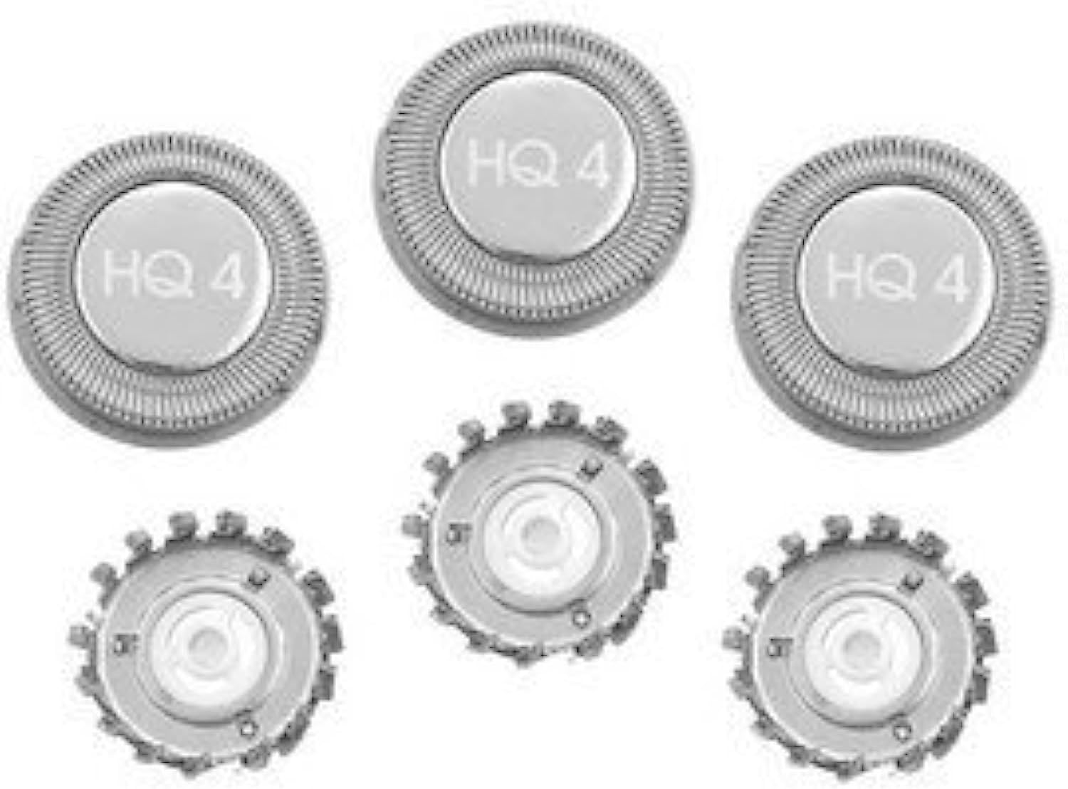 ShaverAid HQ4R Electric Shaver Heads. Replaces Norelco HQ4 Heads.