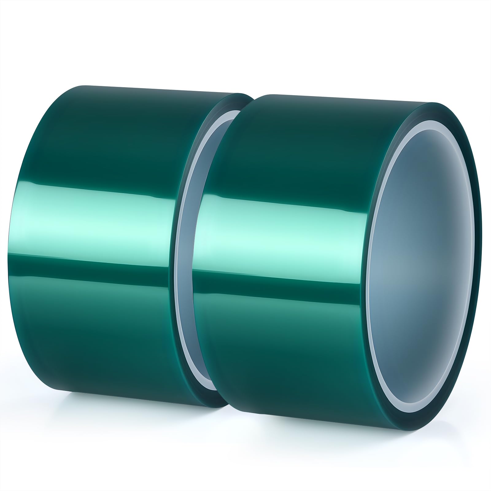 2 Roll Polyester High Temperature Masking Tape, Pet Tape With Silicone Adhesive, Ideal For Painting, Powder Coating, Anodizing, Circuit Boards,3D 193499950984
