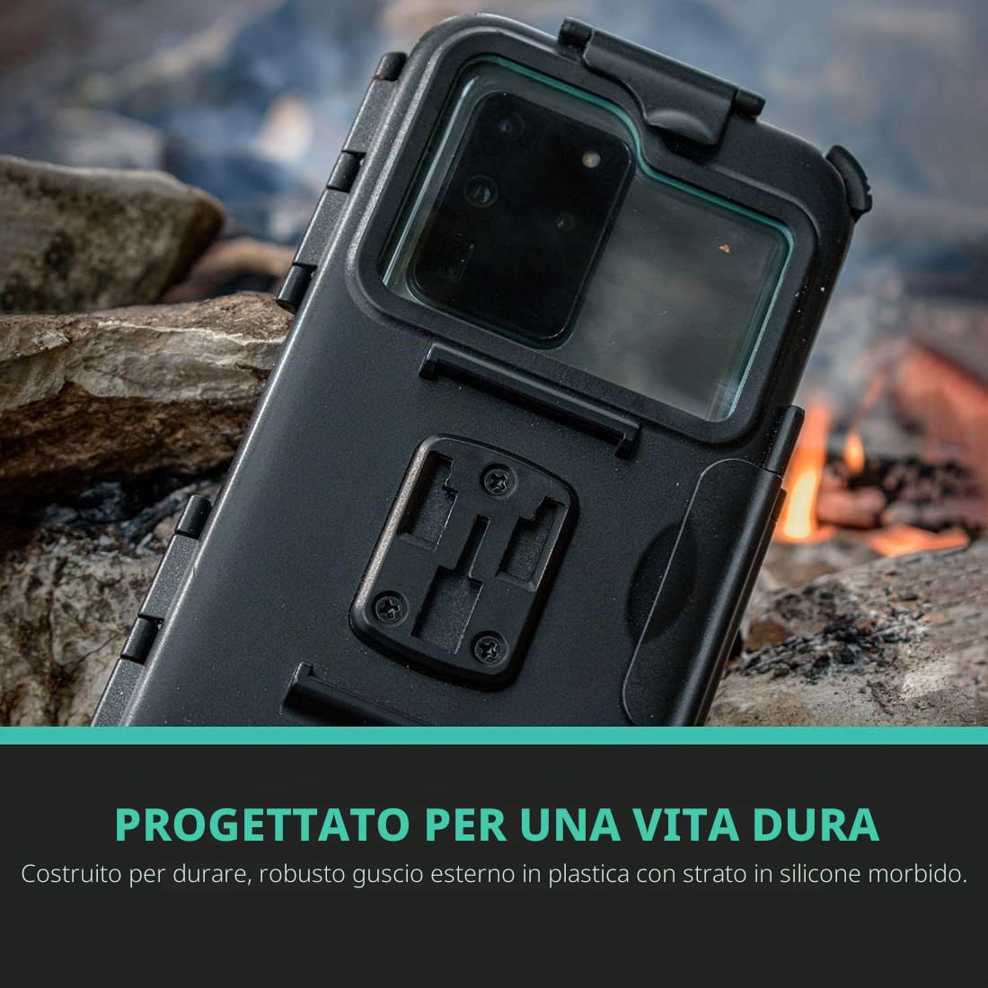 Ultimateaddons Custodia universale resistente impermeabile e antiurto per telefoni XXL (168 x 78 mm)