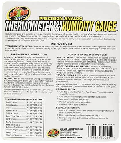 Zoo Med Dual Thermometer and Humidity Gauge image 4