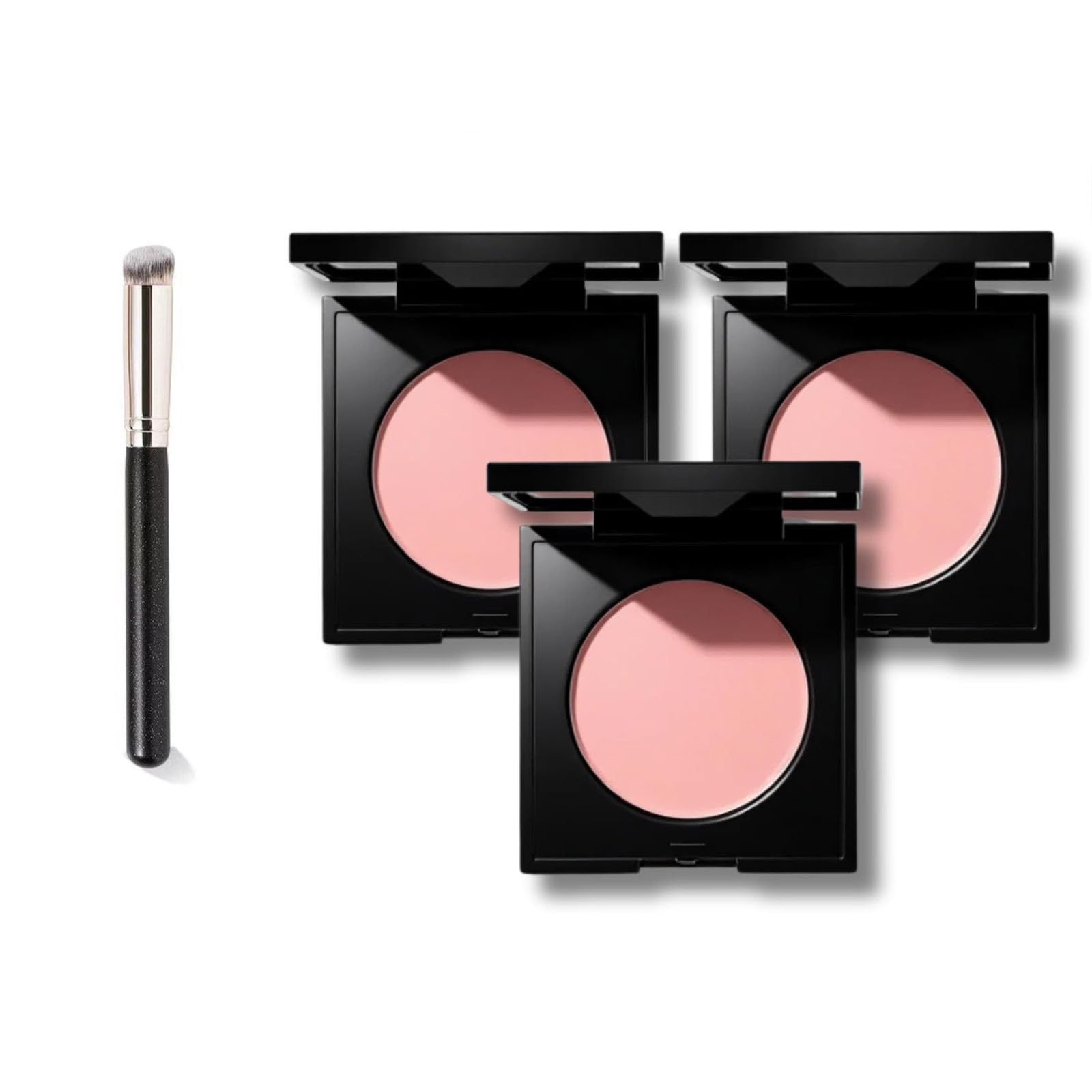 Under Eye Brightener Concealer, Under Eye Brightener, Conceal, Brightens, Tired Skin Correcting Brightener & Primer, Effectively Cover Dark Circles, Light to Medium Skin Tone (3PCS)