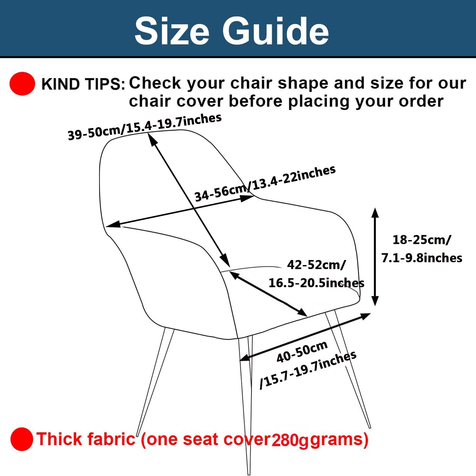 Juego de 4 fundas elásticas para sillas de comedor, fundas protectoras para silla alta, respaldo y sillón, paquete de 4 unidades