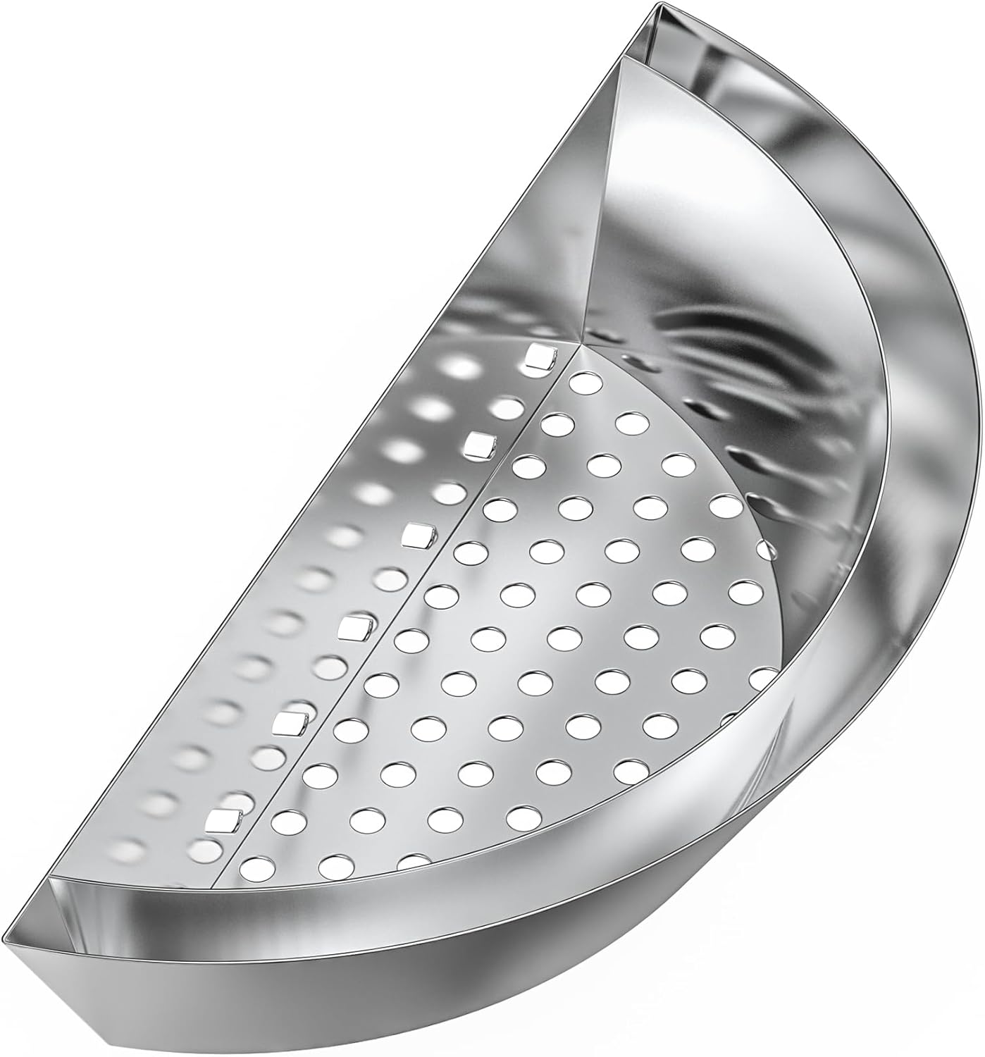 onlyfire Charcoal Basket, Grill Basket with Water Reservoir, Stainless Steel Coal Briquet Holder for Weber 22/26 Inch Kettle Grills and Other Similar Charcoal Grills