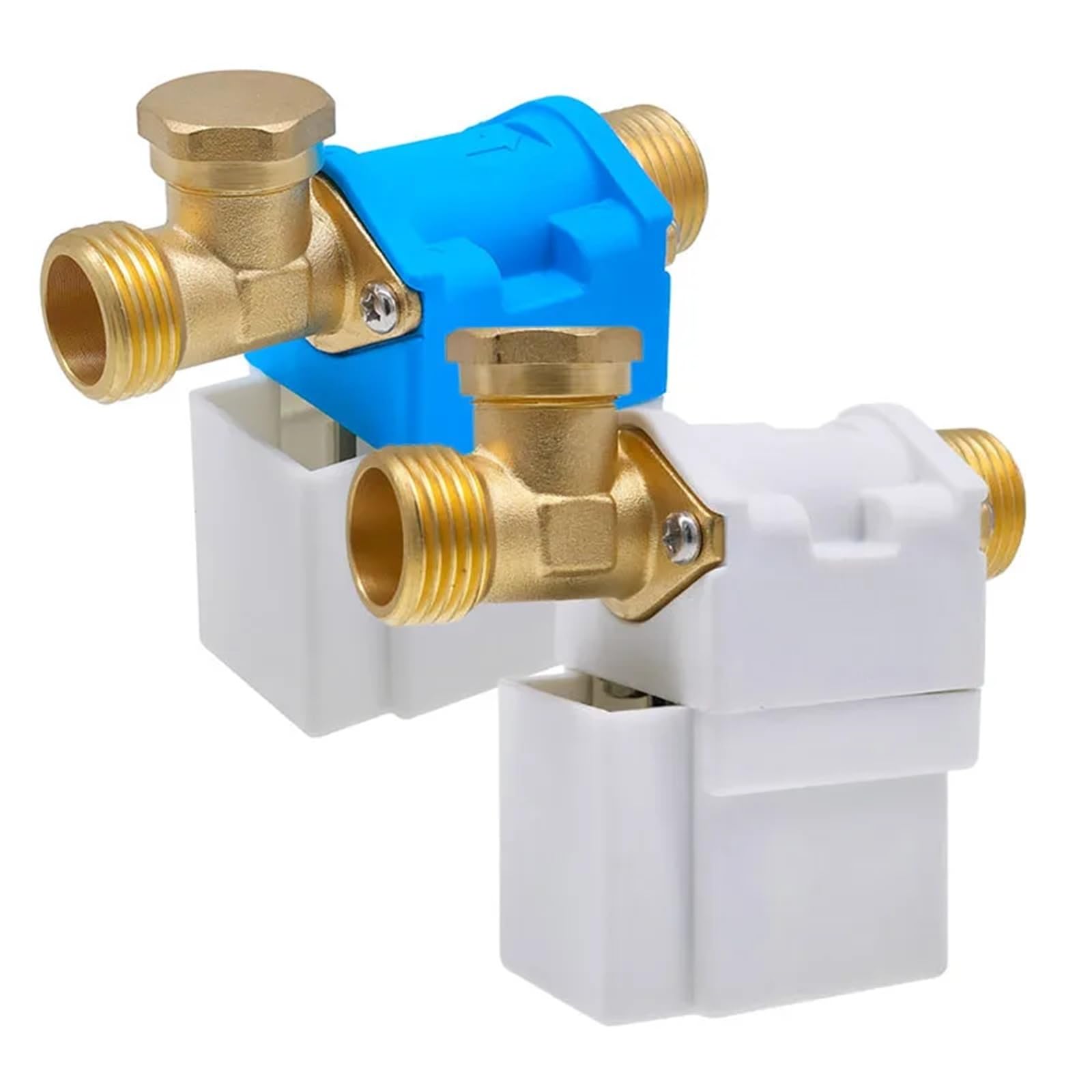 Électrovanne laiton G1/2 DN15 220V solaire avec clapet anti-retour