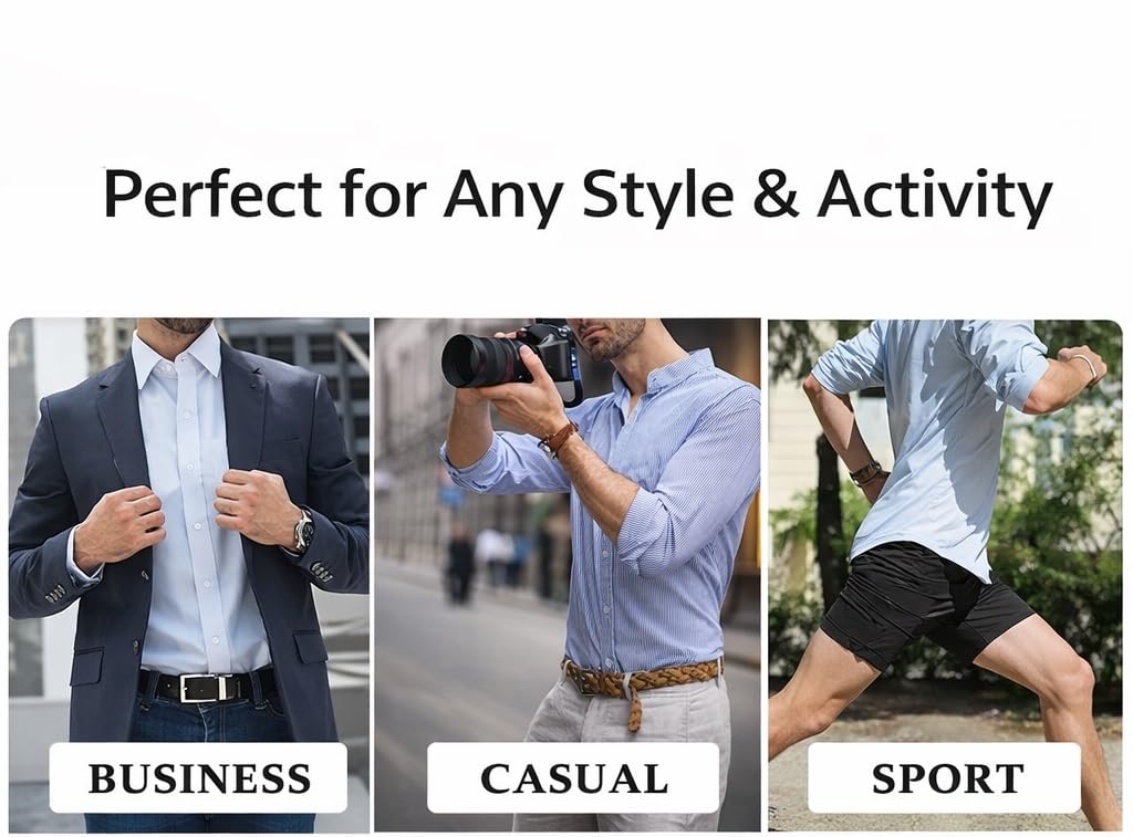 MINNESOTA Shirt Stays for Men Belt Upgrade Adjustable Elastic Garter Military Shirts Holder with Non-slip Locking Clamps, Men Shirt Suspenders, Shirts Tucker Belt (Free Size, Black, 1 Pair) 2