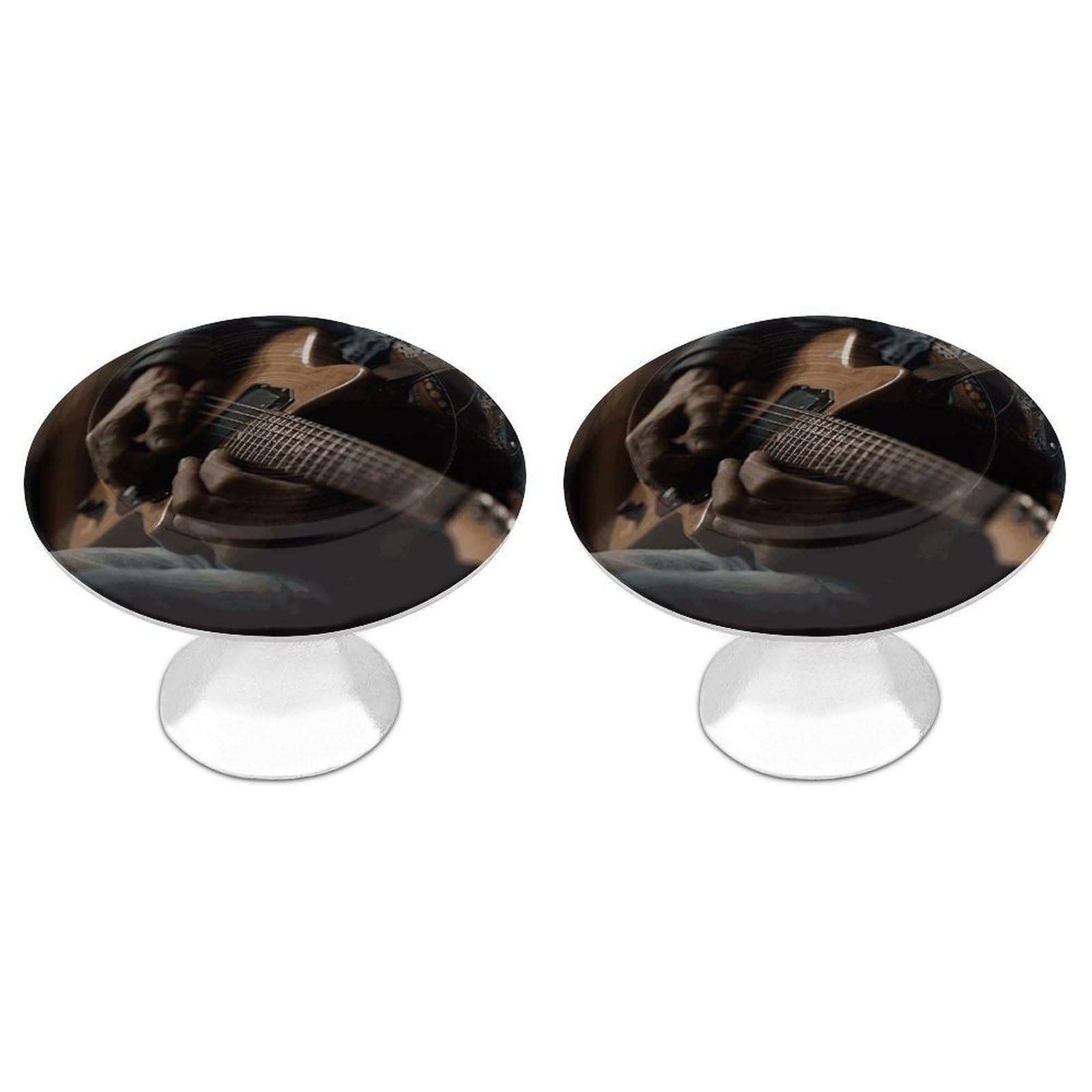 Btcowzrv Style Guitar Player 2 Pack Cabinet Knobs Drawer Pulls