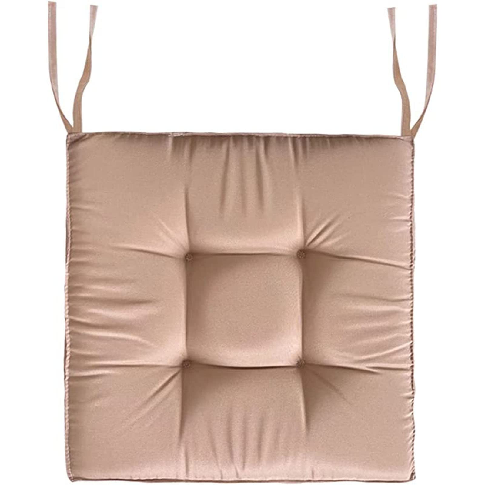 Coussin de siège de jardin TOULIVER 45x45 cm beige imperméable avec attaches