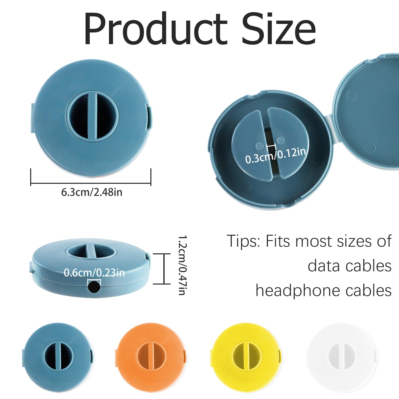 Rangements Câbles SITAKE - Lot De 3 Organisateurs Extensibles Pour Câbles USB