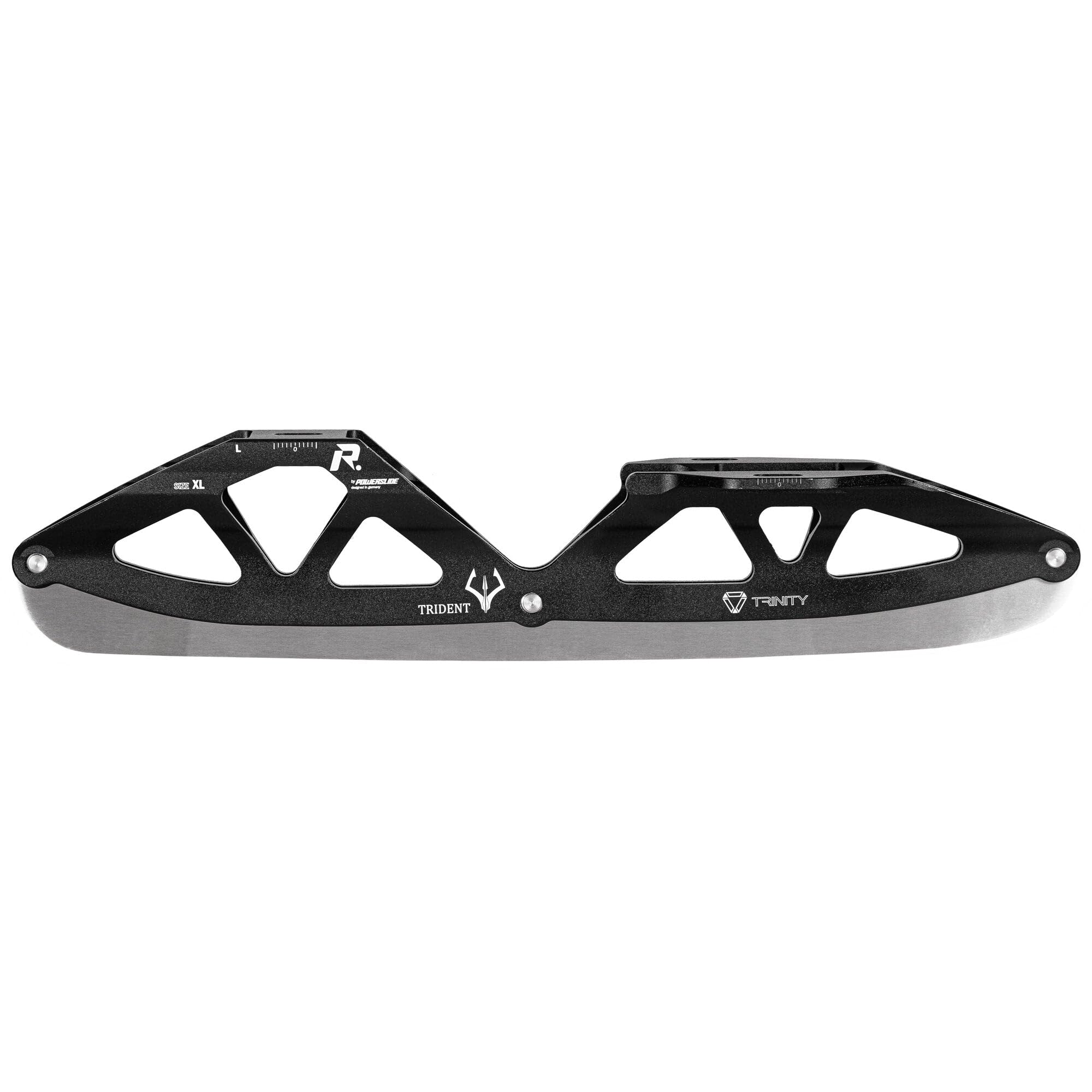 Powerslide Trident Ice Blade – hochwertige Trinity-Eiskufen aus Aluminium für optimale Kontrolle, Stabilität & Performance – präzise Ice Blades zum Umrüsten von Inline-Skates auf Eislaufen