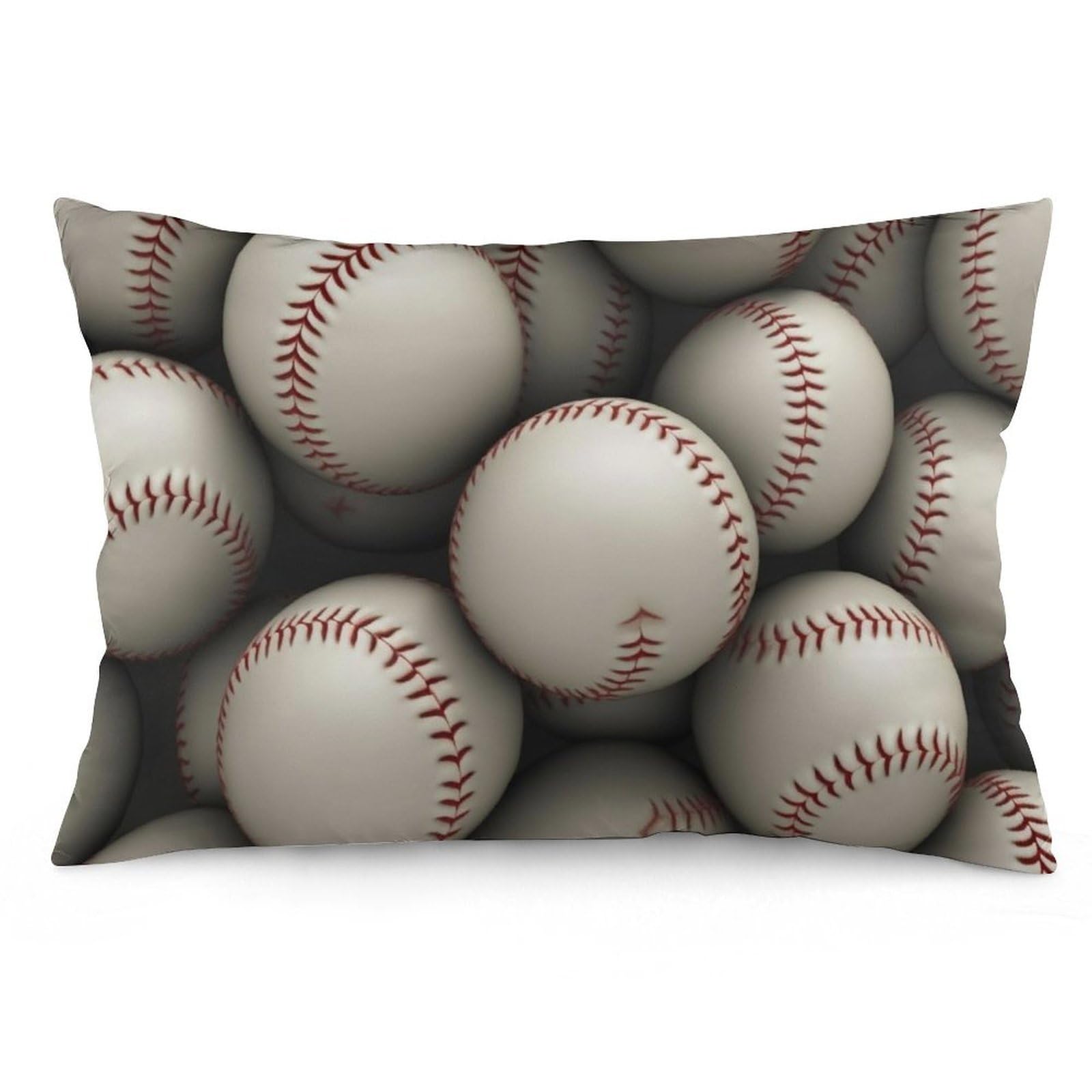 NTVOWPZO 2 Pack Decoration Throw Pillow Covers 12 "x20 Pillowcases Covers Baseball Pillowcases Modern Farmhouse Home Decor Sofa Cushions Covers for Couch Bed Living Room