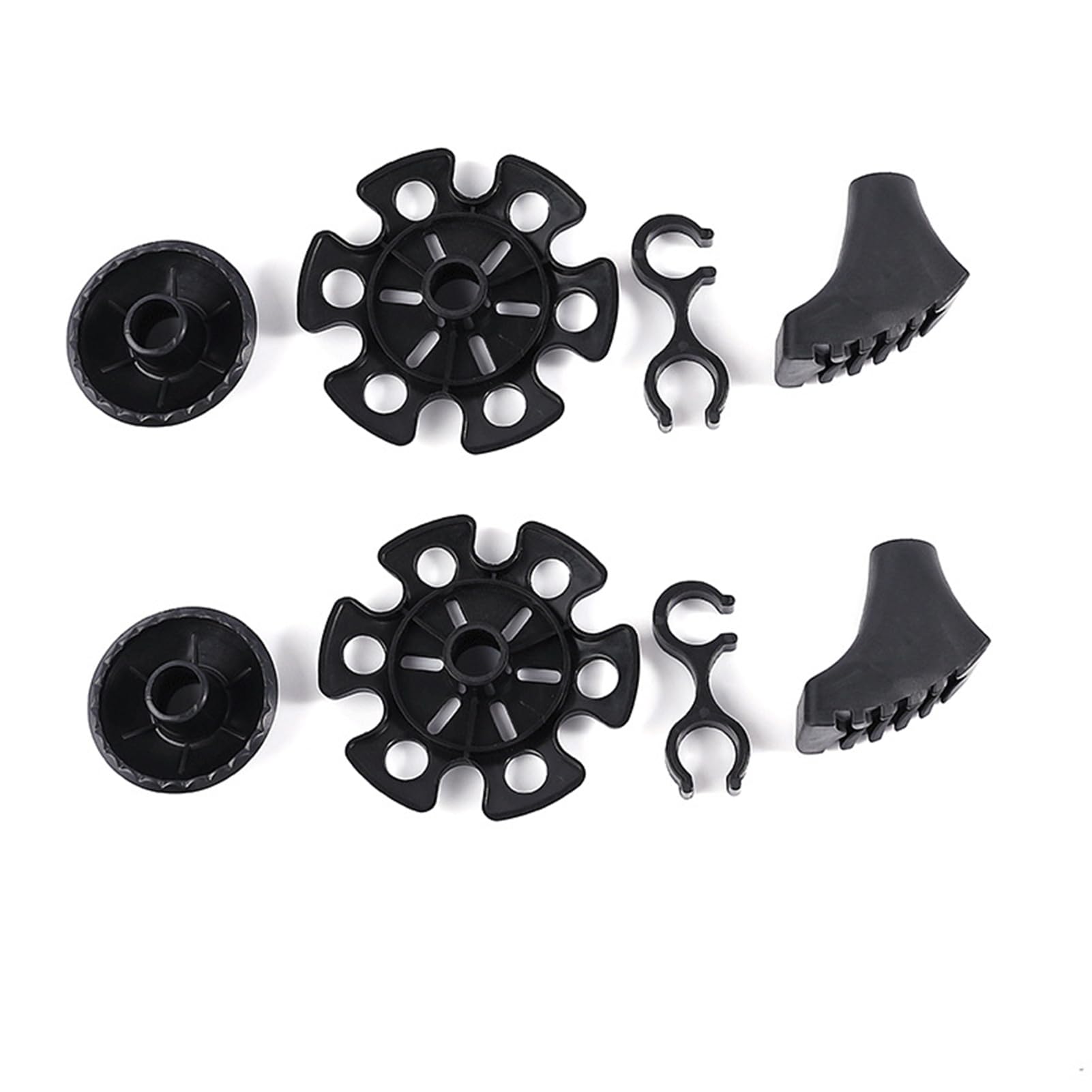 Bâtons De Trekking Pliables TwoH - Lot De 2, Léger (205g Chacun), Ajustables 95-110 Cm, Avec Accessoires