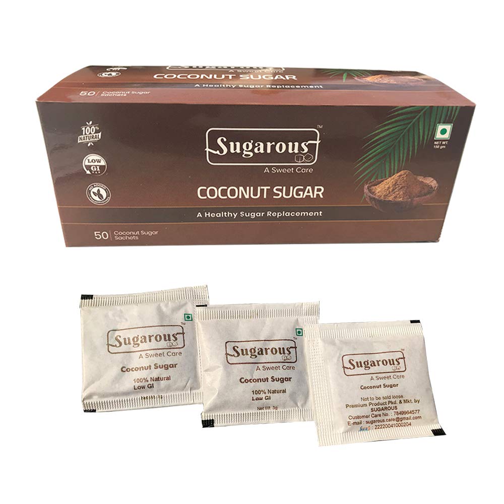 Sugarous Coconut Sugar Sachets(50 Sachets)