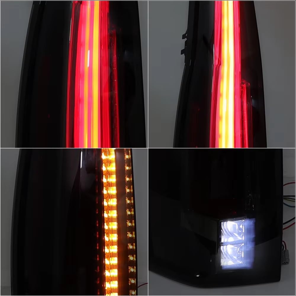 Gruppo Ottico Posteriore Luci Posteriori Per CADILLAC Per ESCALADE 2007-2014, Accessori Per Auto, Luci Di Guida Rosse, Freni Posteriori, Ricambi Auto Fanale Posteriore Per Auto