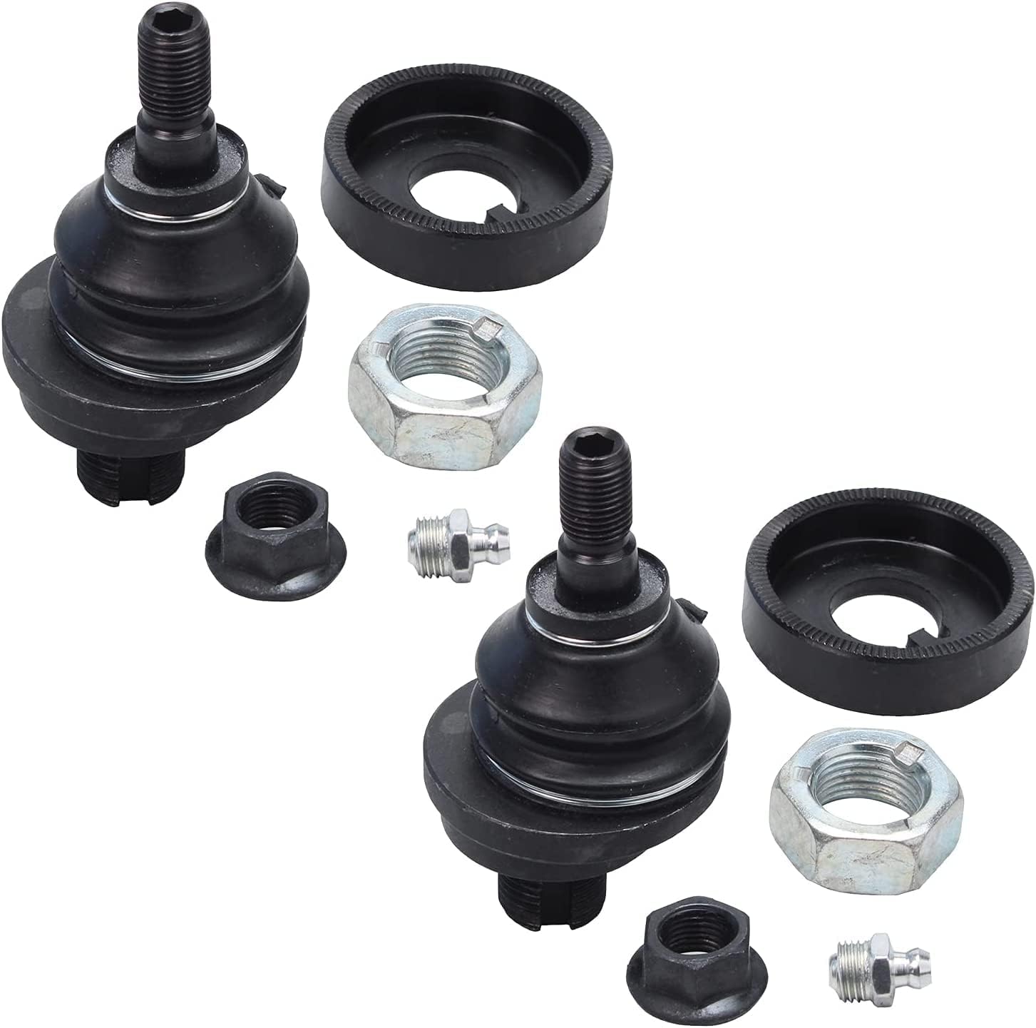 Detroit Axle - Front 8pc Suspension Kit for Ford Fusion Lincoln MKZ Zephyr Mercury Milan, 2 Upper Ball Joints 4 Tie Rods 2 Boots Replacement